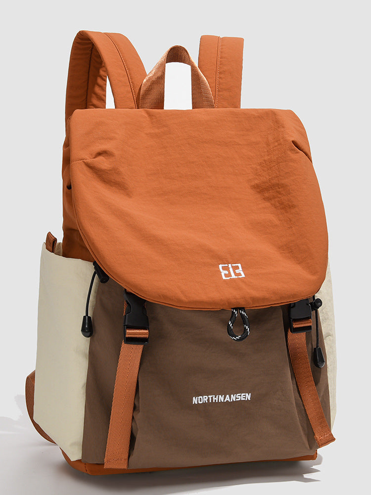 Solid Color Storage Korean Style Simple Tide Backpacks