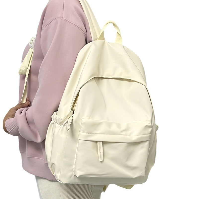Korean Style Simple Soft Campus Vintage Backpacks