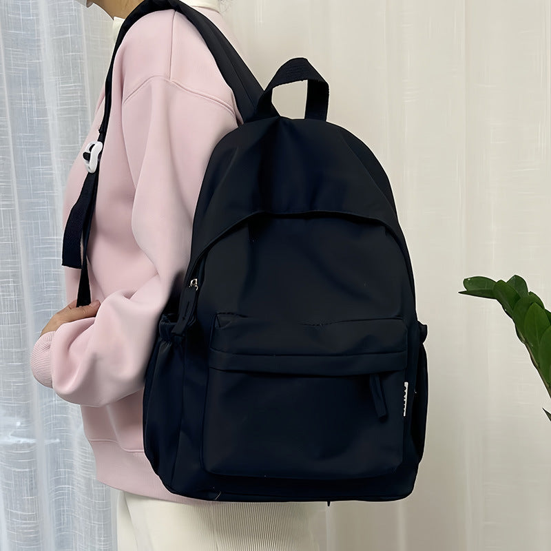Korean Style Simple Soft Campus Vintage Backpacks