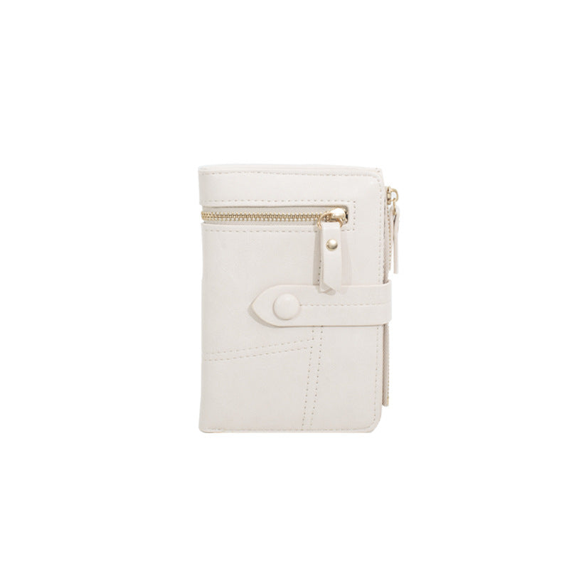 Women's Korean Short Folding Multifunctional Clutch Ladies Wallets