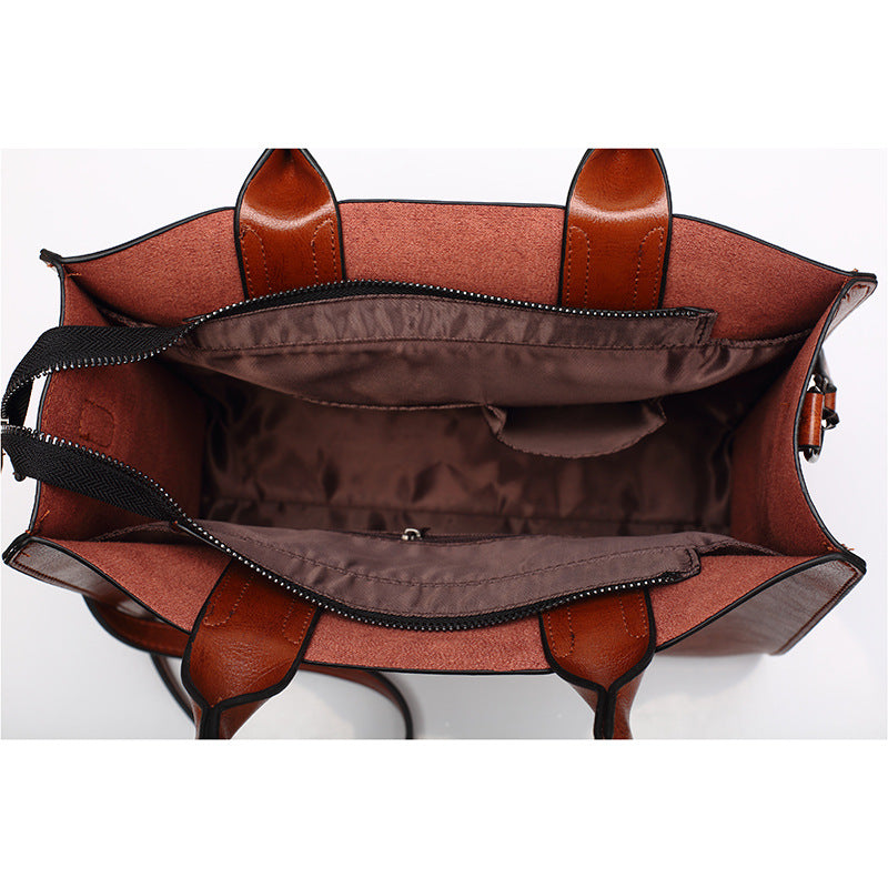 Women's High-grade Fashion Tote Trendy Western Style Crossbody Bags