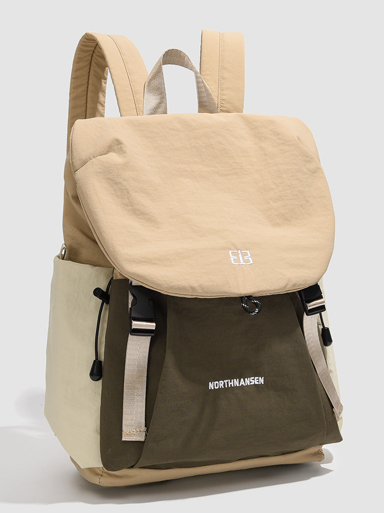 Solid Color Storage Korean Style Simple Tide Backpacks