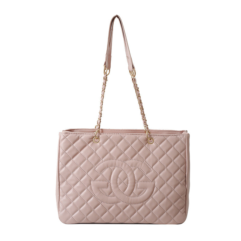 Women's Fashion Letter Tote Large Capacity Chain Trendy Crossbody Bags