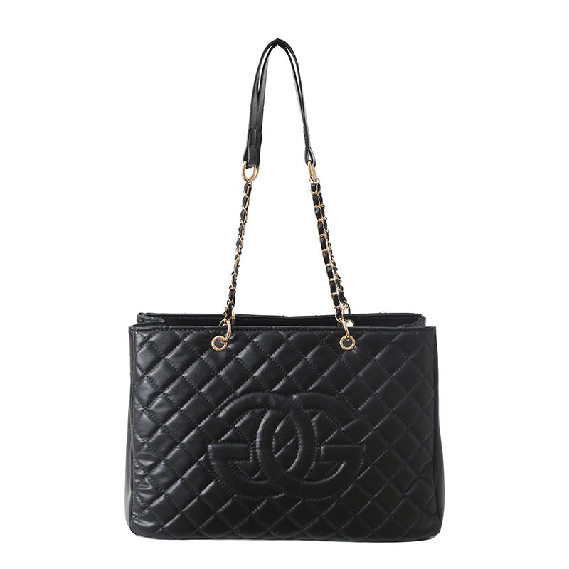 Women's Fashion Letter Tote Large Capacity Chain Trendy Crossbody Bags