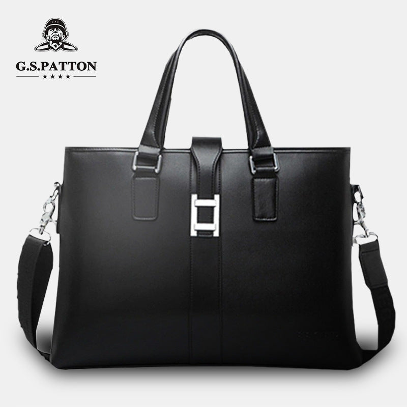Men's Classic Business Meeting Bidding Tote Commuter Men's Messenger Bags