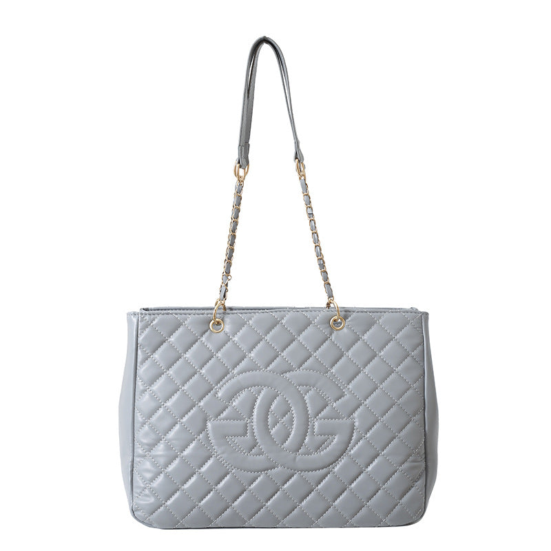 Women's Fashion Letter Tote Large Capacity Chain Trendy Crossbody Bags