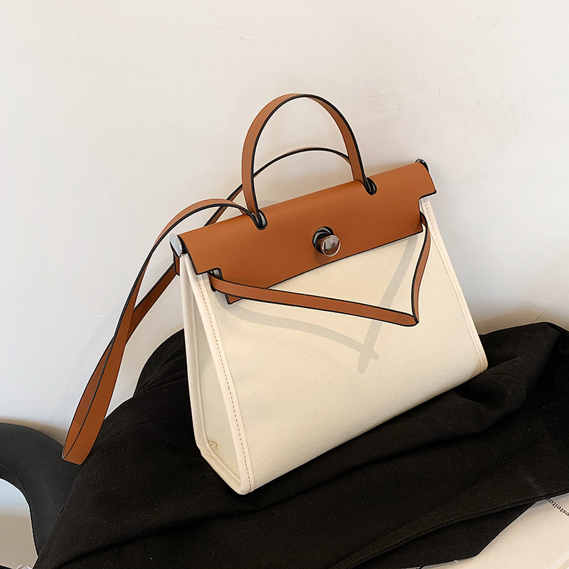 Women's Large Capacity Big Tote Canvas High Crossbody Bags