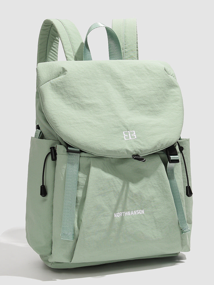 Solid Color Storage Korean Style Simple Tide Backpacks