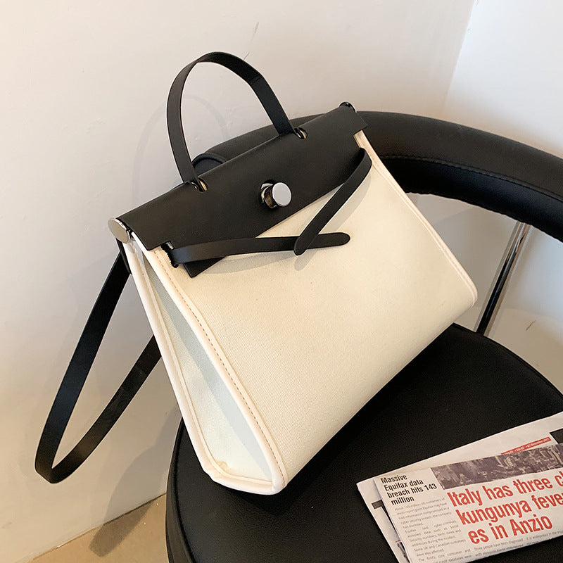 Women's Large Capacity Big Tote Canvas High Crossbody Bags
