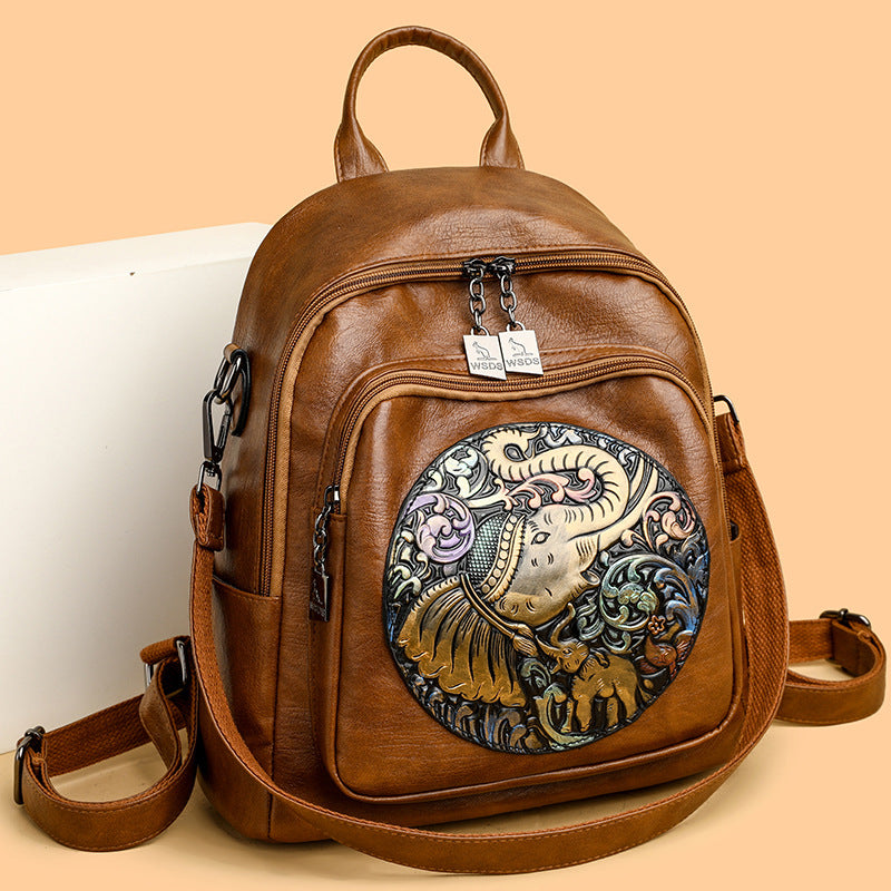 Live Broadcast Popular Chinese Style Embroidery Backpacks