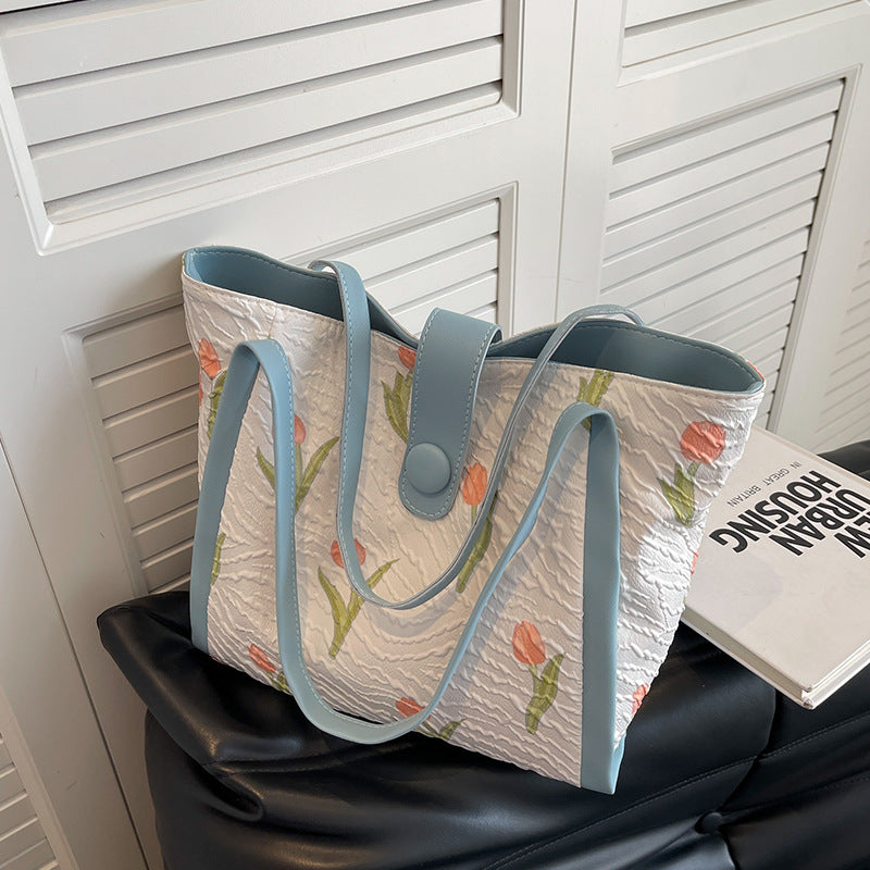 Women's Canvas Fashion Out Commuter Tote Versatile Shoulder Bags