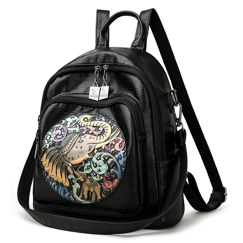 Live Broadcast Popular Chinese Style Embroidery Backpacks