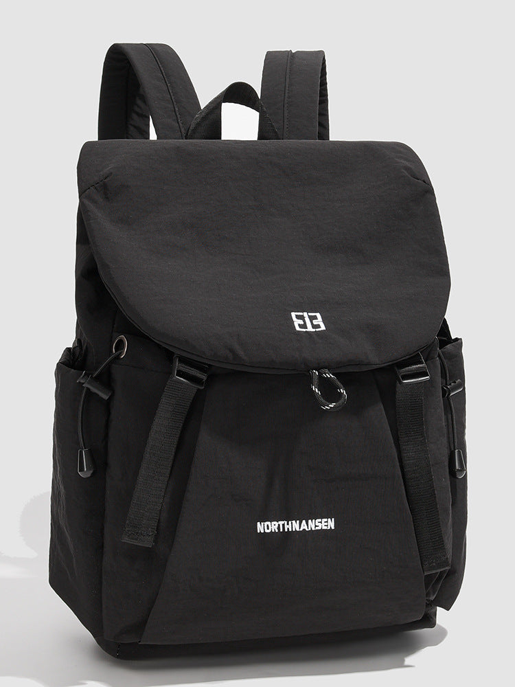 Solid Color Storage Korean Style Simple Tide Backpacks