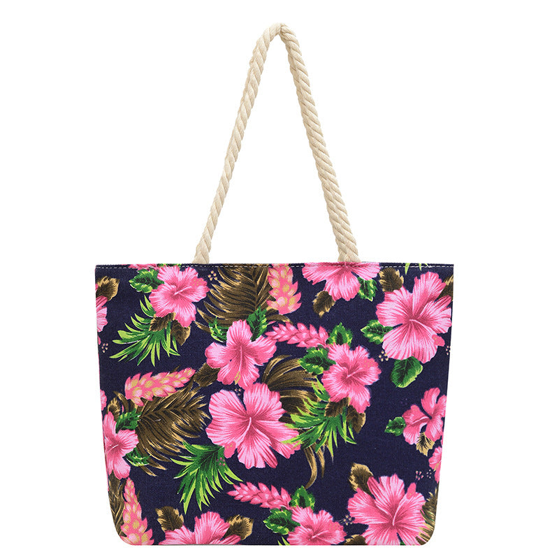 Women's Flower Cloth Fashion Ethnic Style Large Shoulder Bags