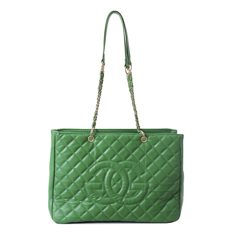 Women's Fashion Letter Tote Large Capacity Chain Trendy Crossbody Bags