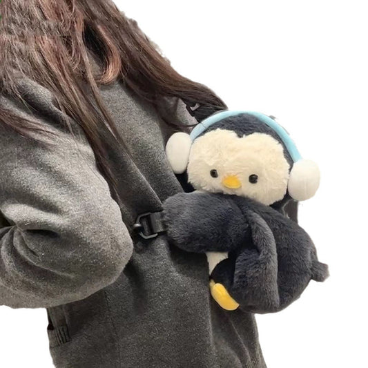 Good-looking Little Penguin Lamb Lying Cute Shoulder Bags