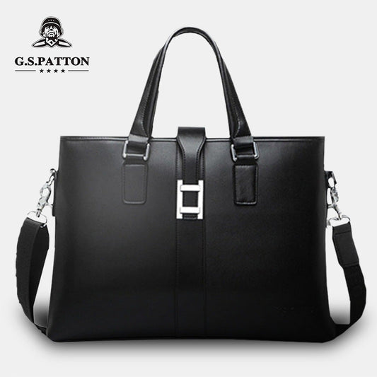 Men's Classic Business Meeting Bidding Tote Commuter Men's Messenger Bags