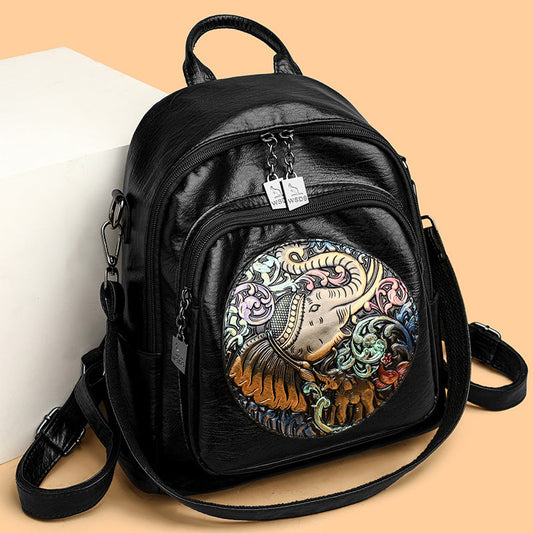 Live Broadcast Popular Chinese Style Embroidery Backpacks