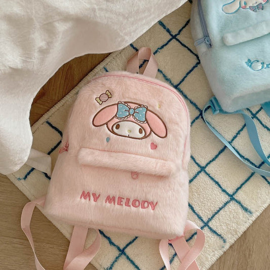 Charming Fashion Trendy Plush Cute Authorization Backpacks