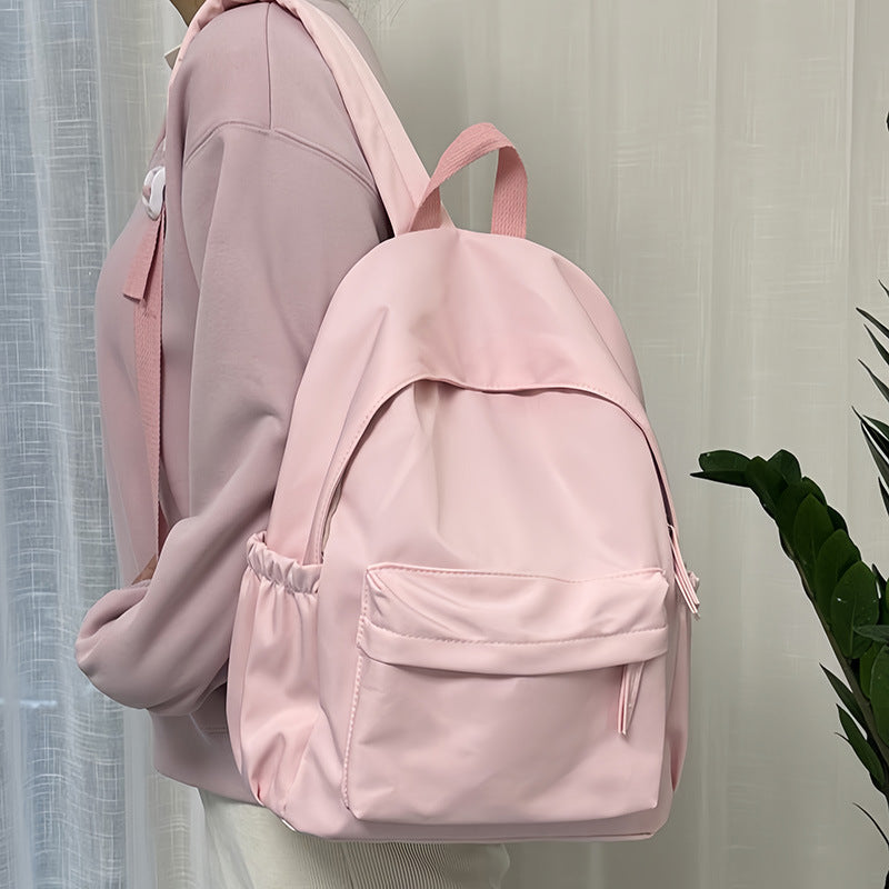 Korean Style Simple Soft Campus Vintage Backpacks